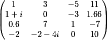 inverse matrix - calculation